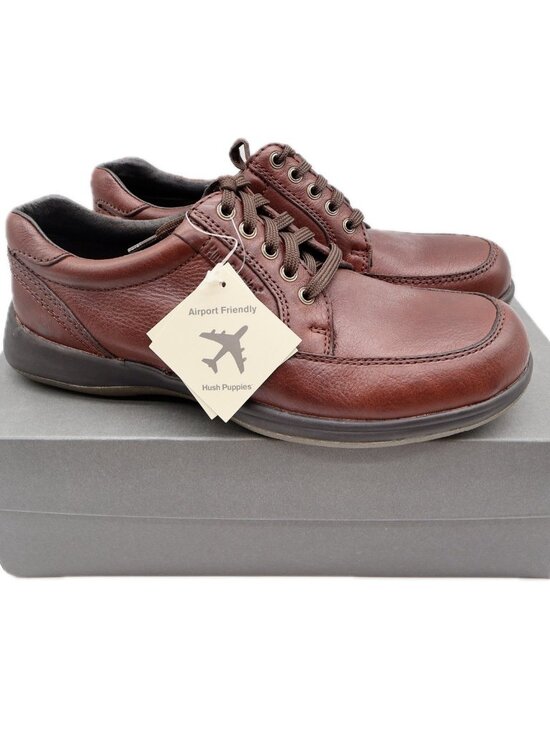Hush Puppies Approach Oxford Mens 8 Dark Brown Leather Shoes main image 11